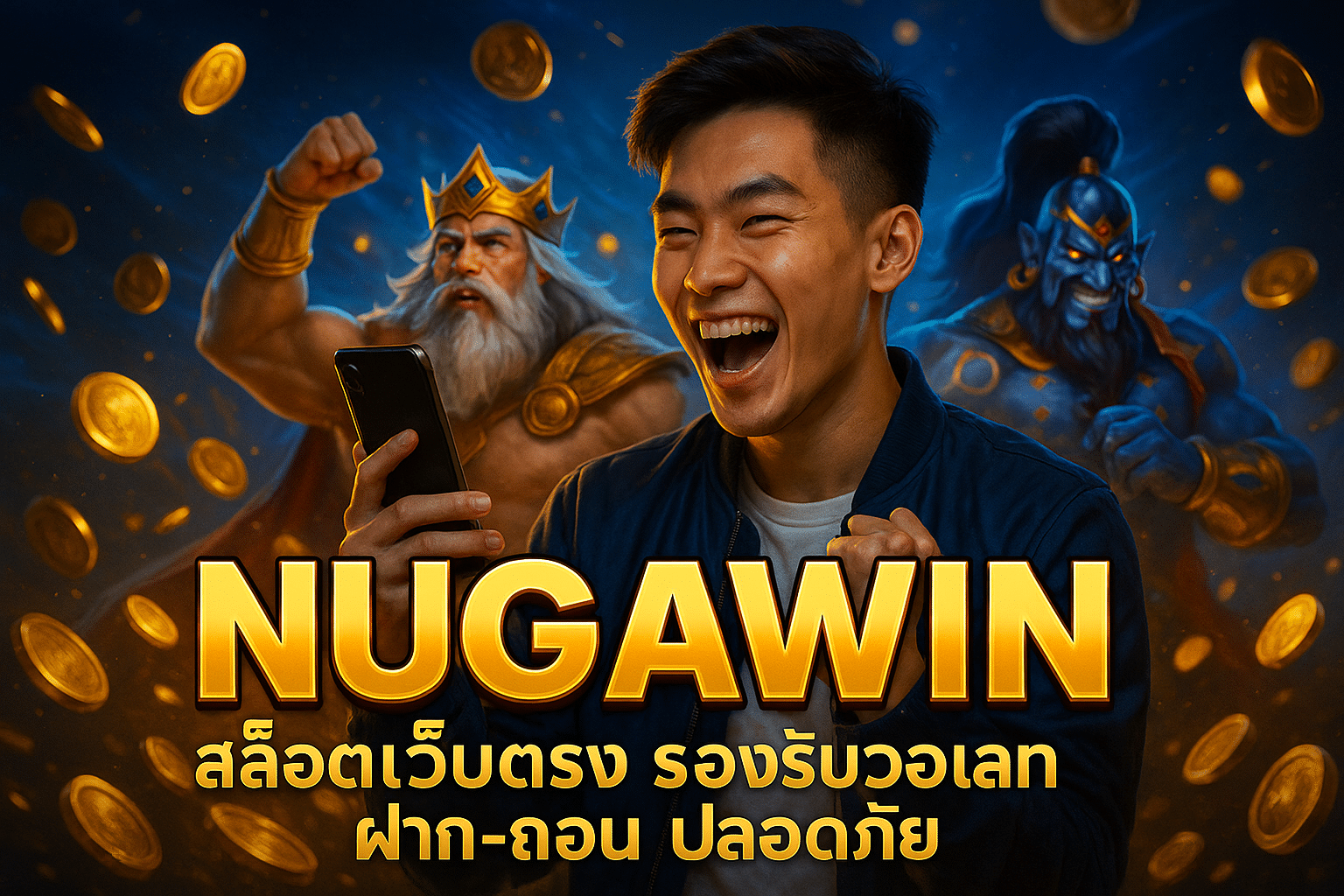 NUGAWIN สล็อตเว็บตรง รองรับวอเลท ฝาก-ถอน ปลอดภัย