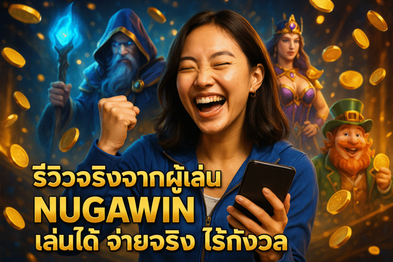 รีวิวจริงจากผู้เล่น NUGAWIN เล่นได้ จ่ายจริง ไร้กังวล