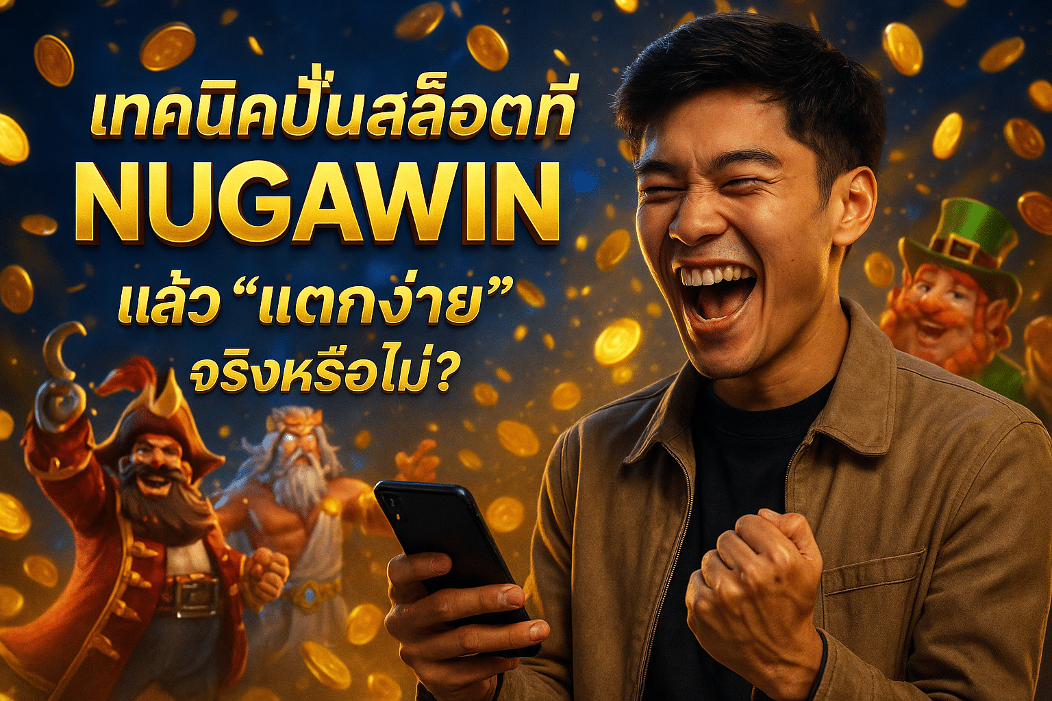 เทคนิคปั่นสล็อตที่ NUGAWIN แล้ว “แตกง่าย” จริงหรือไม่?
