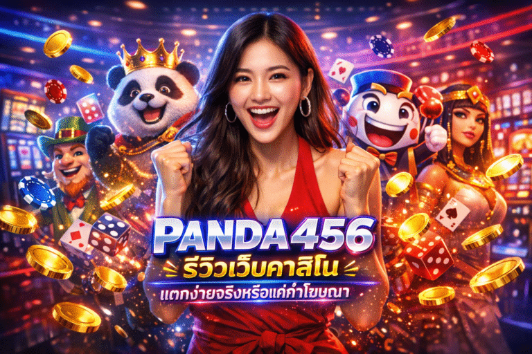 PANDA456 รีวิวเว็บคาสิโน แตกง่ายจริงหรือแค่คำโฆษณา